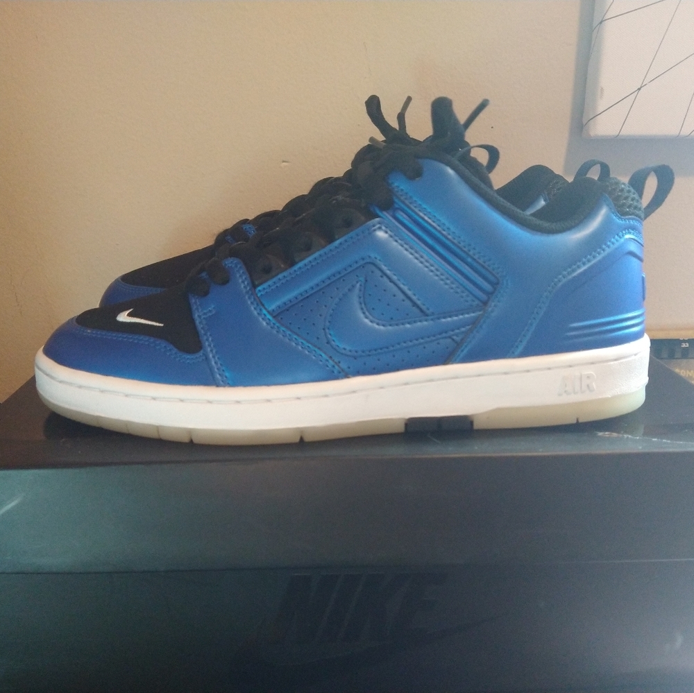 Nike air force 2 sb Foamposite royal